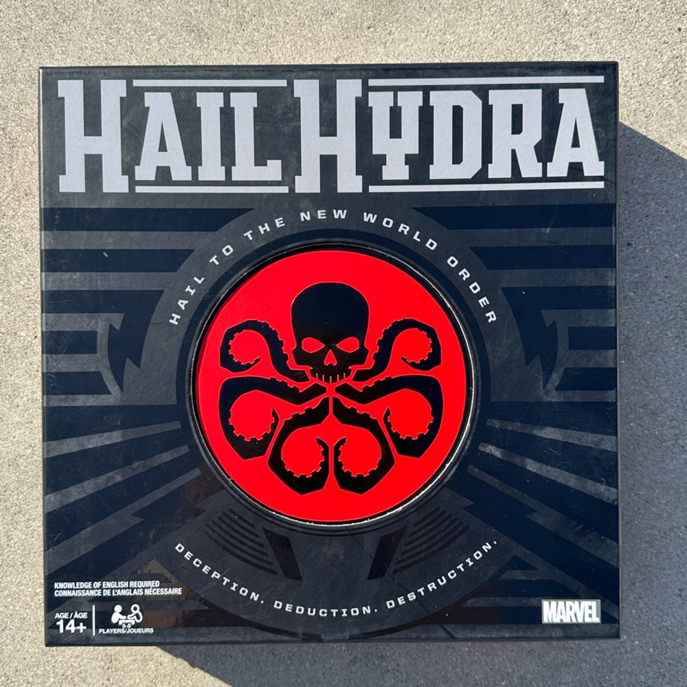 Marvel Hail Hydra Game with Red and Black Design
